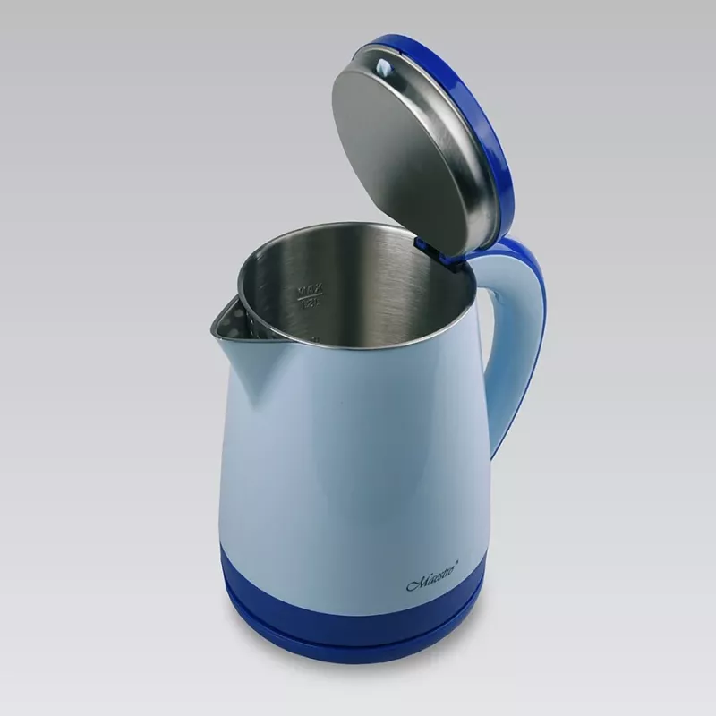 Elektrinis virdulys Maestro MR-037 1,2 L 1630 W nerūdijantis plienas, mėlynas, 360° pagrindas