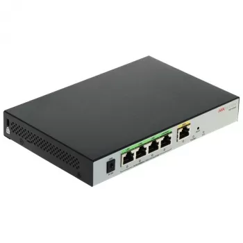 Hikvision DS-3WG105GP-SI laidinis maršrutizatorius Fast Ethernet, Gigabit Ethernet juoda, pilka
