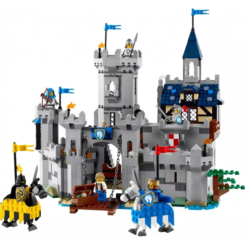 Konstruktorius LEGO Creator 3-in-1 Viduramžių riterio pilis 31168 — 1371 detalė, 6 minifigūrėlės, nuo 9 metų