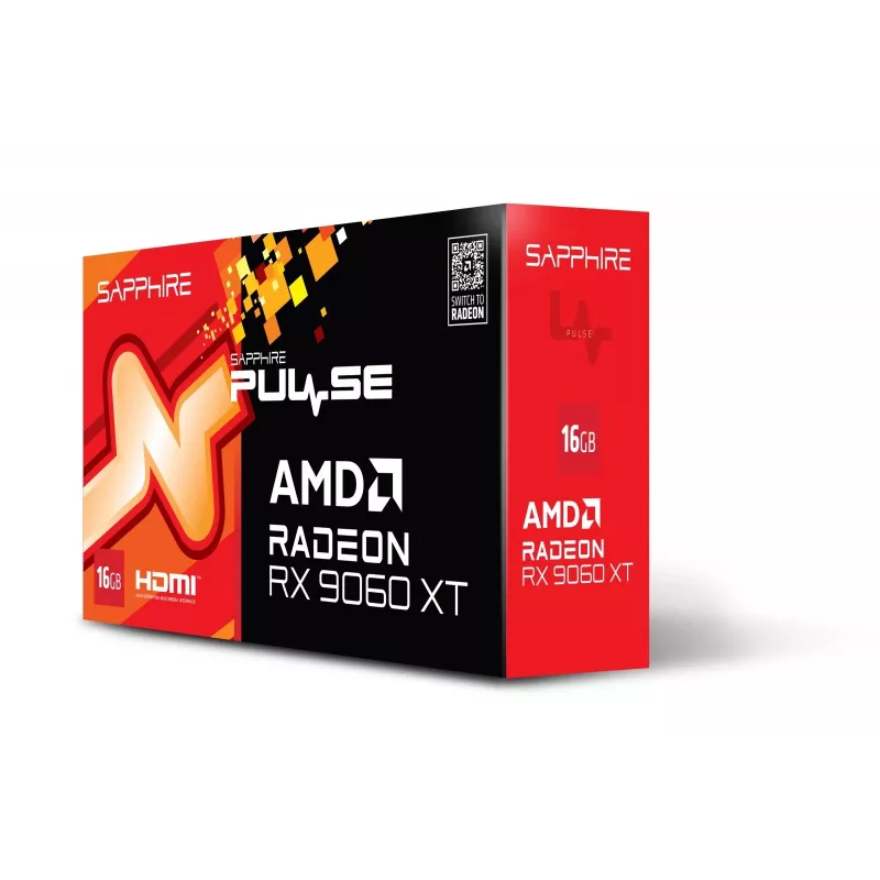 SAPPHIRE PULSE Radeon RX 9060 XT 16GB vaizdo plokštė