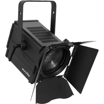 Teatro prožektorius EUROLITE LED THA-100F TRC juodas 100W – sceninis / užpildantis šviestuvas su fiksuotu korpusu