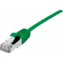 Tinklo kabelis Dexlan 858716 1m Cat6a S/FTP Žalias