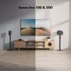 Grindinis stovas MACLEAN MC-496, skirtas Sonos Era 100 ir 300, reguliuojamas aukštis 682–1068 mm