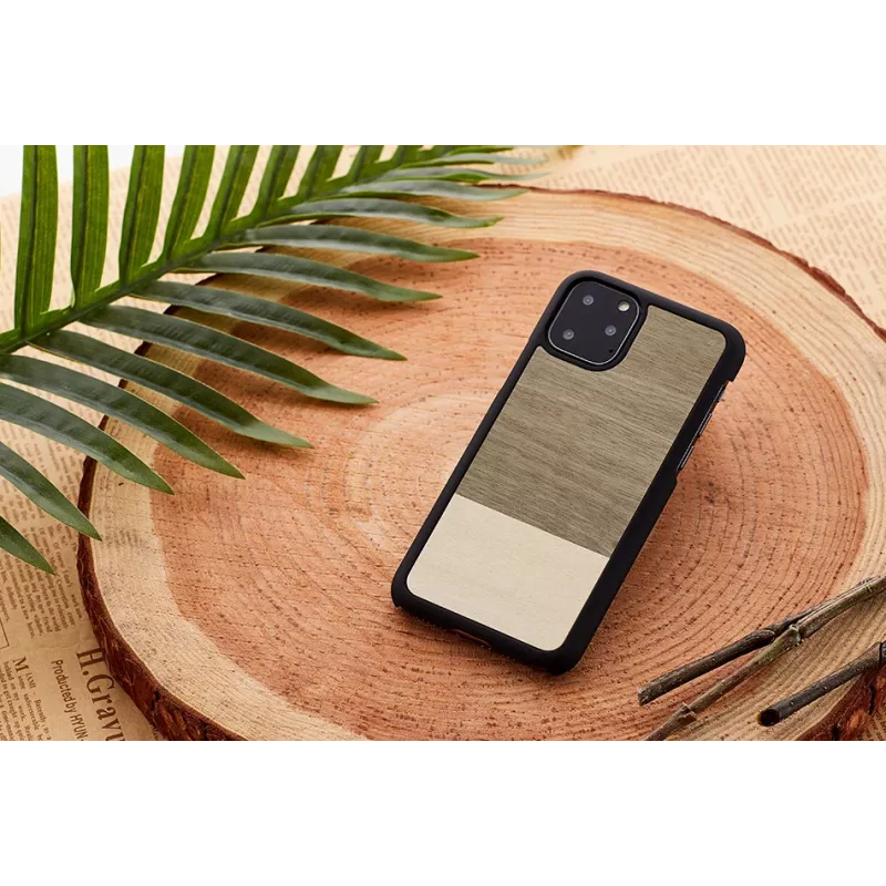 Dėklas iPhone 11 Pro Max man and wood juodas, apsauginis dangtelis