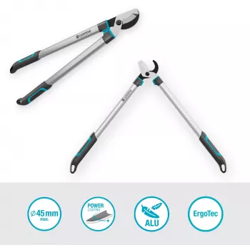 Gardena genėjimo žirklės EasyCut L Pilka/turquoise 50 cm (12031-88)