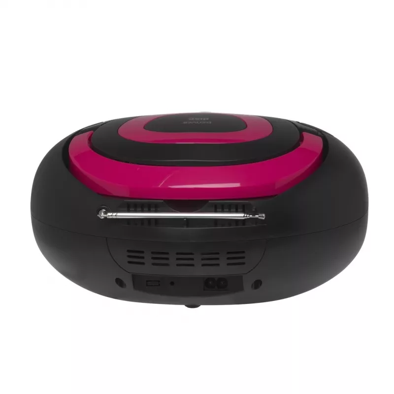 Nešiojamas CD grotuvas Denver TCL-212BT PINK juodas, rožinis