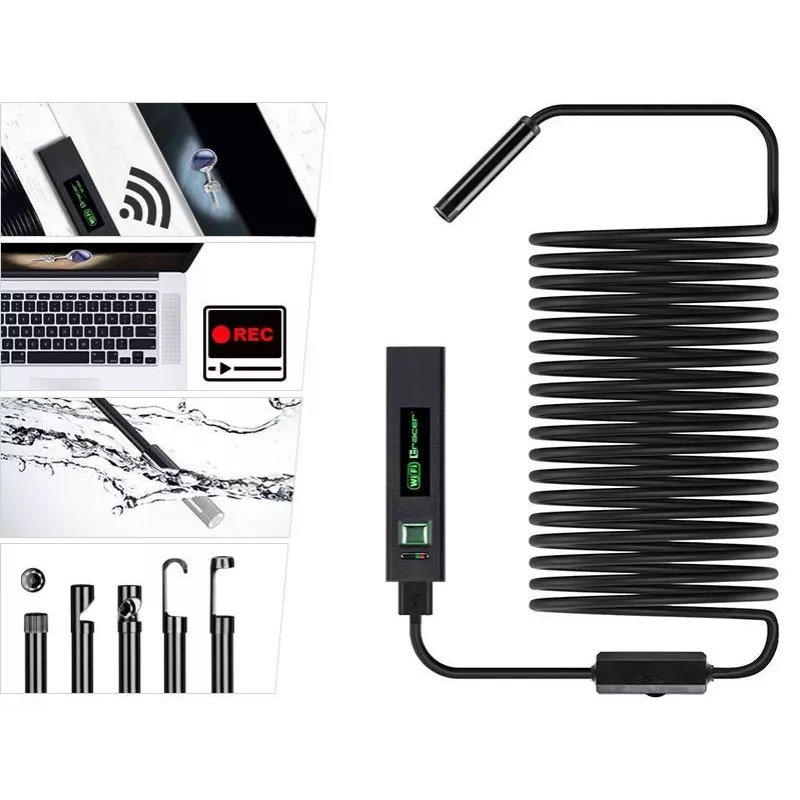 Tracer HardWire 1600x1200 endoskopas su 5 m kabeliu ir WiFi