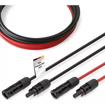 Saulės ilginimo kabelis Digitus DK-SCEC66-0030 6 mm² 3 m MC4 juoda raudona