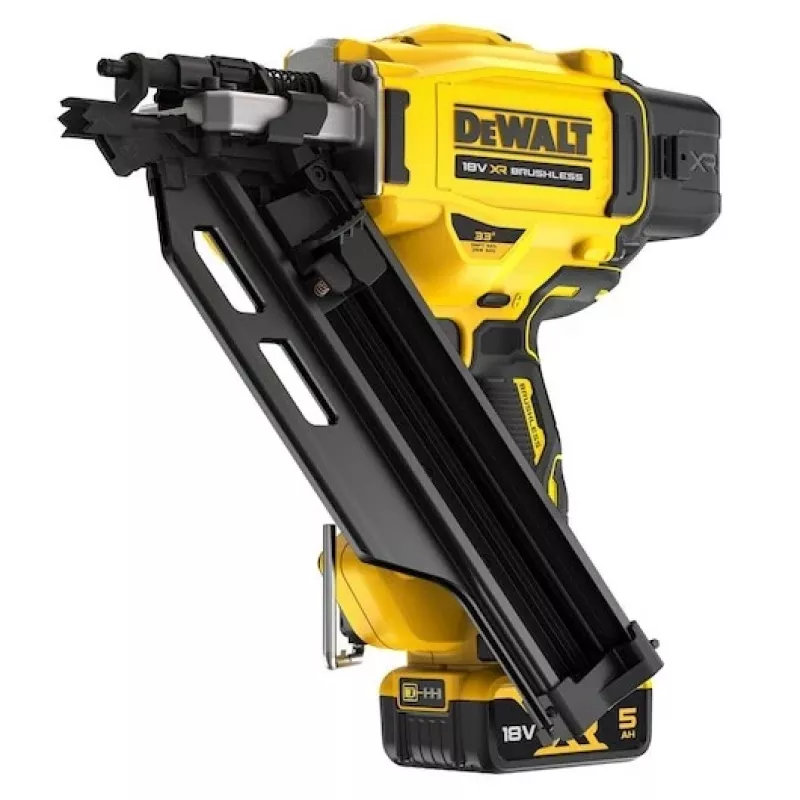 Vinių pistoletas DeWalt DCN930P2-QW belaidis bešepetėlis, 30° kampu