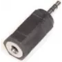 Adapteris jungtims e+p GS 34 2,5mm stereo (kištukas) į 3,5mm stereo (lizdas) juodas