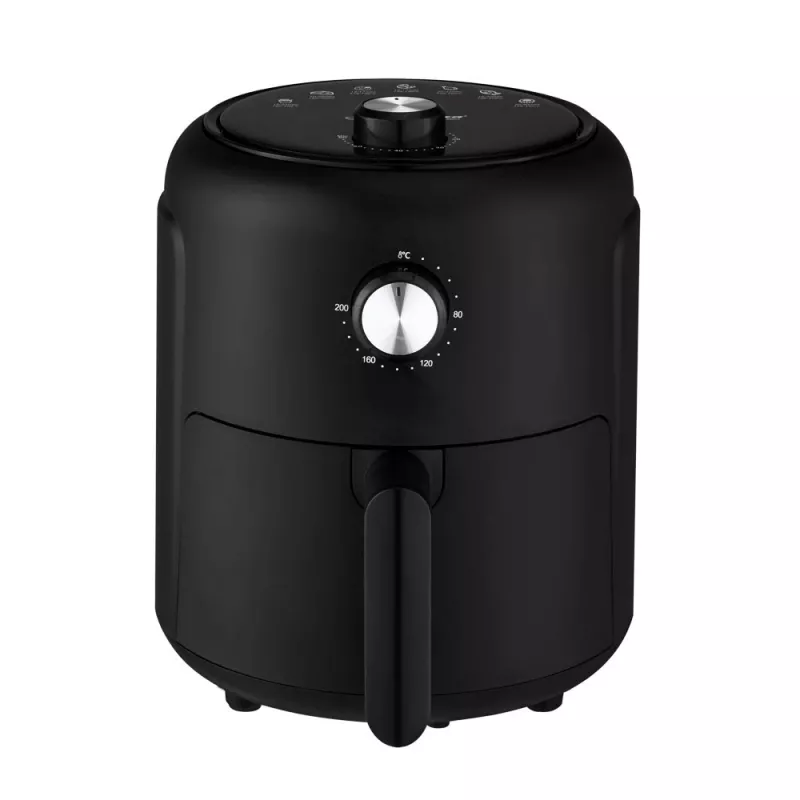 Karšto oro gruzdintuvė ESPERANZA EKA001, 2,6 L, 1000 W, 7 programų, juoda, kompaktiška stalviršinė