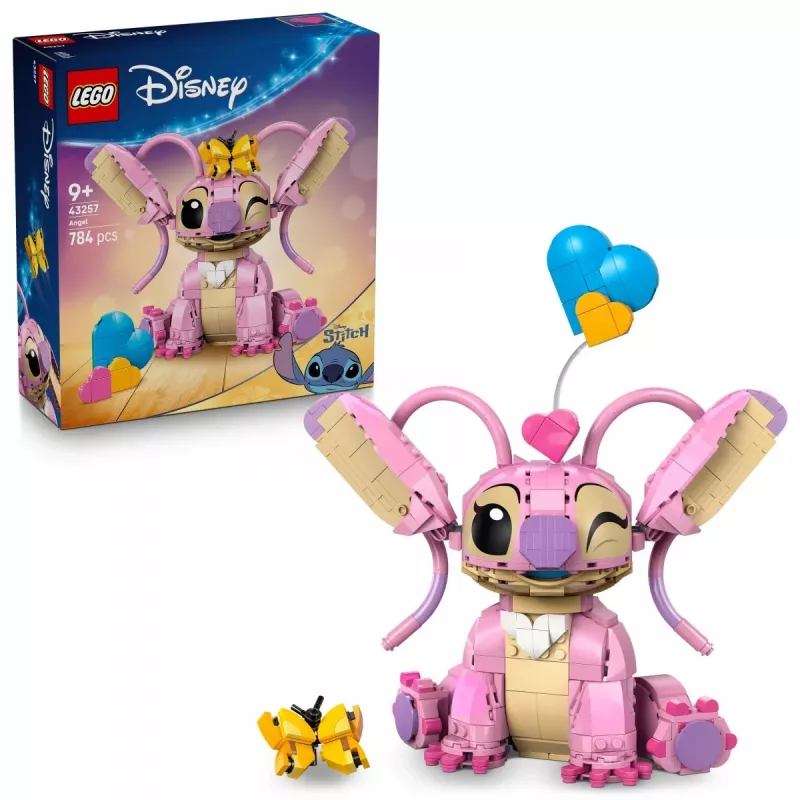LEGO Disney kolekcinis mini modelis Andzia Angel 43257 – 784 detalės, 250 mm aukštis, nuo 9 metų