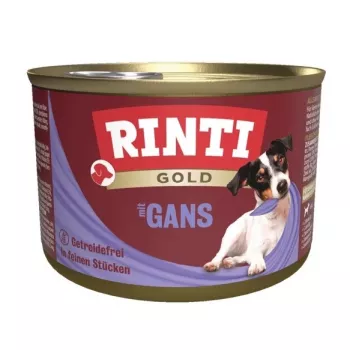 RINTI Gold Goose šlapias šunų maistas - 185g