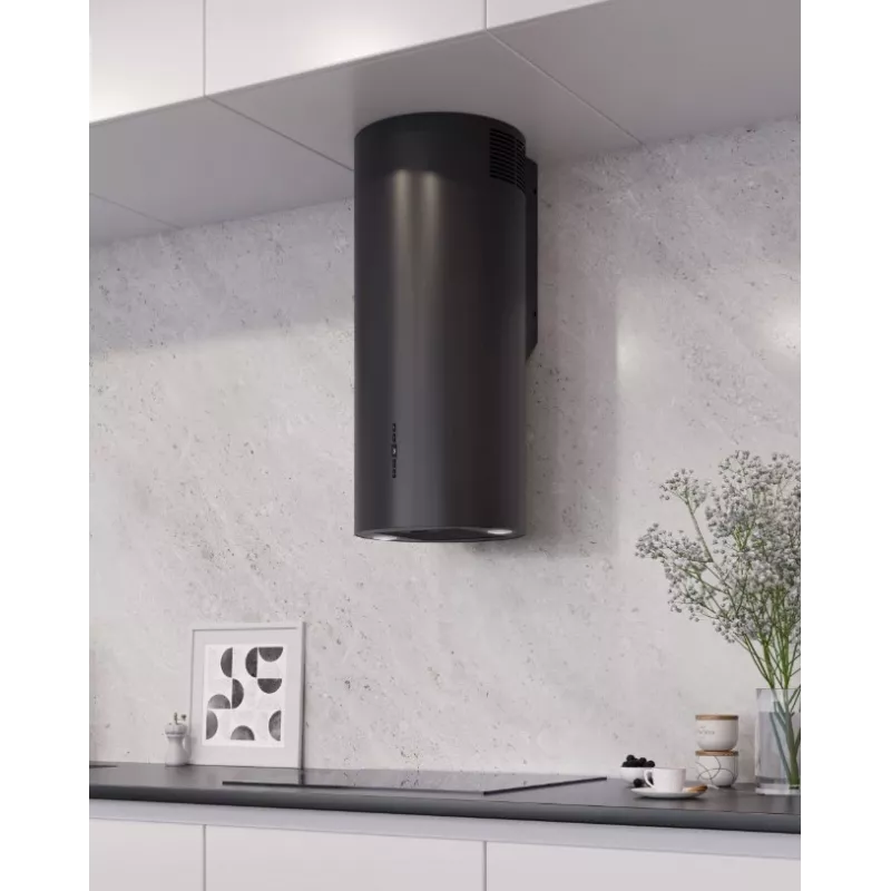 Įmontuojamas gartraukis MAAN ELBA 2 W 731 BLACK, juodas, 4 greičiai, 61 dB