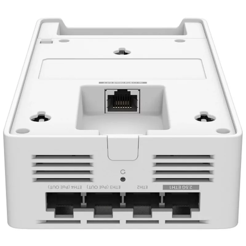 Belaidis prieigos taškas TP-LINK EAP775-Wall 9300 Mbit/s, triband 2.4/5/6 GHz, 5x RJ-45, PoE, baltas