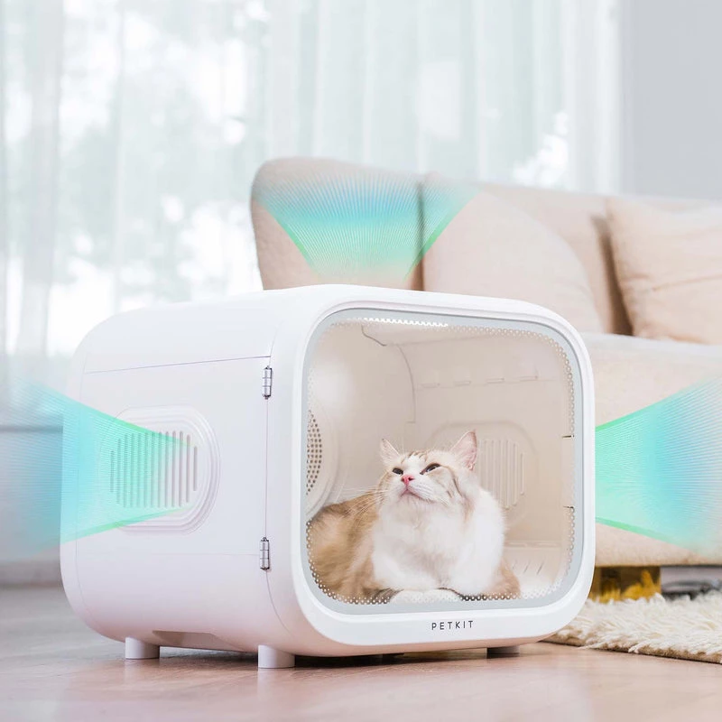 PETKIT AirSalon Max Pro išmanus plaukų džiovintuvas katėms, baltas, modelis PD10 Max