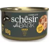 Šlapias kačių ėdalas Agras Pet Foods Schesir 80 g – Vištiena, be grūdų, suaugusiems, bet kuriai veislei