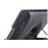 Aušinimo padėklas nešiojamam kompiuteriui Gembird NBS-1F17T-01, iki 17 colių, 1×15 cm ventiliatorius, USB 2.0, 370×265×33 mm, 350 mA, juodas