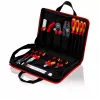 Knipex Tool Bag compact Electric juoda-raudona poliesteris 8 kišenės 410x290x60 mm 00 21 11