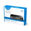 Cudy FS1010P tinklo jungiklis Fast Ethernet (10/100) su PoE, juodas