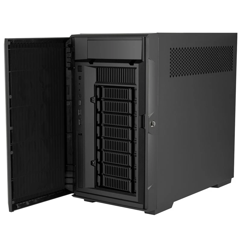 Korpusas Silverstone CS382 Black