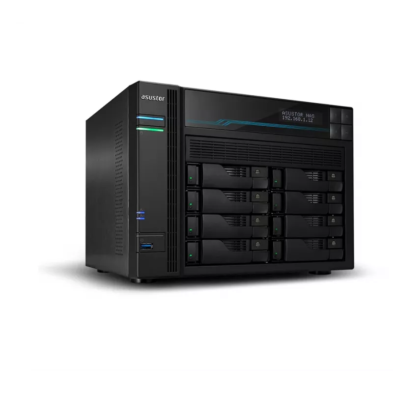 Asustor AS6508T NAS bokštas Intel Atom® C3538 8 GB DDR4 0 TB ADM juodas