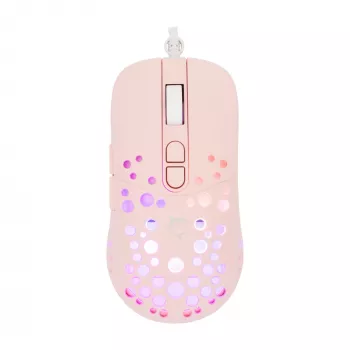 Pelė White Shark GM-9004 Tristan-2 Pink RGB USB