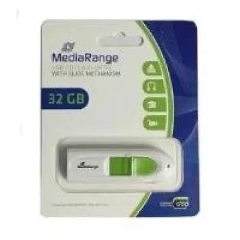MediaRange Nano USB atmintukas - 64 GB - USB 2.0 - Juodas (MR923)