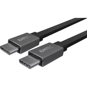 USB-C laidas Emtec T700C2 1,2 m juodas