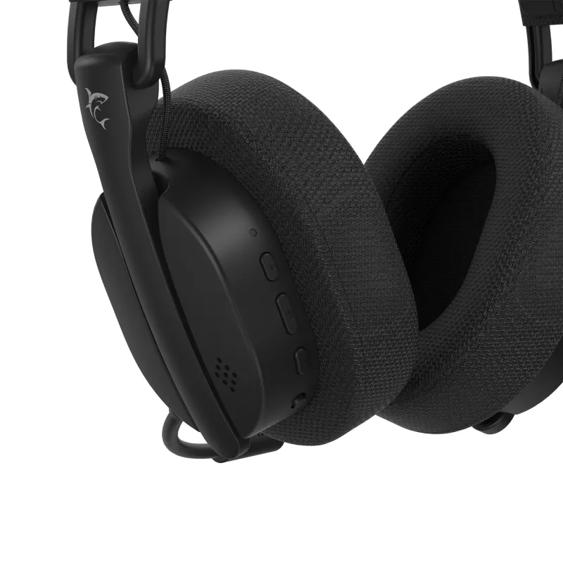 Belaidės ausinės White Shark WGH-2444 Firecrest Black