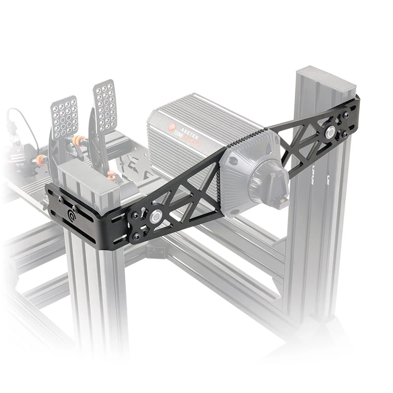 Tvirtinimo laikiklis Asetek SimSports Steel Black 135x535x168mm