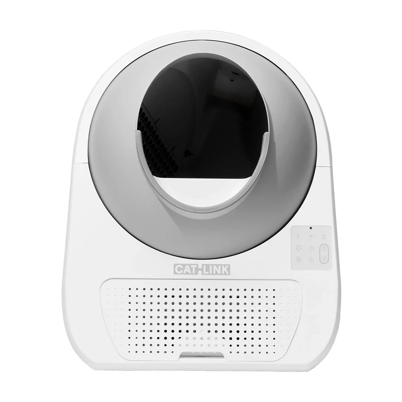 Savaime išsivalantis katės tualetas Catlink Ultra PRO – Baltas, 13 L talpa, 580×600 mm