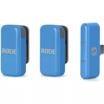 Belaidis lavalier mikrofonas Rode Wireless Micro — mėlynas (WIMICROCBLU)