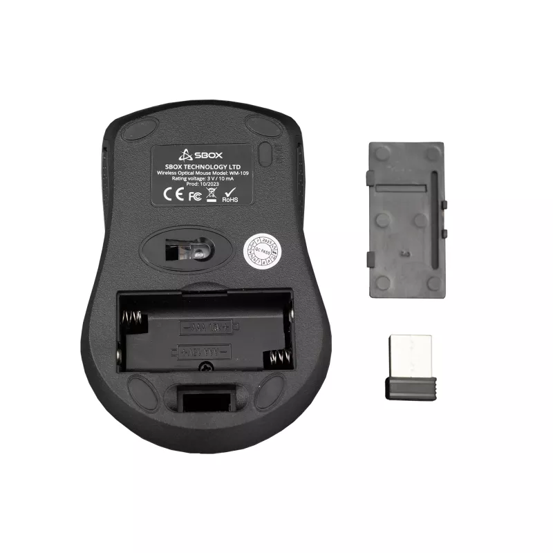 Belaidė pelė SBOX WM-109 USB Type-A raudona