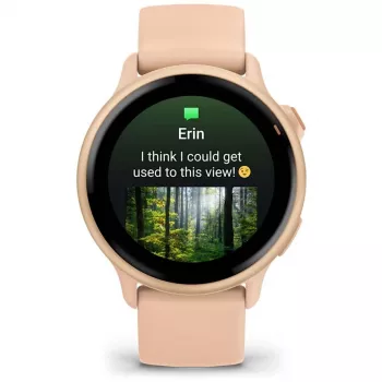 Garmin vívoactive 6 3,05 cm (1,2 inch) AMOLED 42 mm Skaitmeninis 390 x 390 pikselių Liečiamas ekranas Rožinis Wi-Fi GPS (palydovas)
