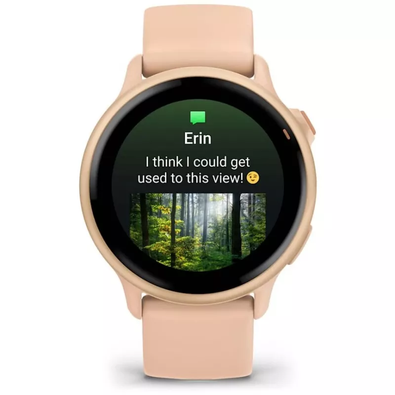 Garmin vívoactive 6 3,05 cm (1,2 inch) AMOLED 42 mm Skaitmeninis 390 x 390 pikselių Liečiamas ekranas Rožinis Wi-Fi GPS (palydovas)