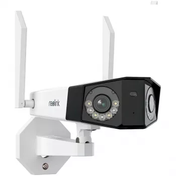 Reolink Duo Series W730 – 4K lauko Wi-Fi kamera, dvigubas objektyvas, 180° panoraminis vaizdas, asmens/transporto priemonės/gyvūno aptikimas