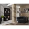 Topeshop R80 CZERŃ biuro knygų spinta