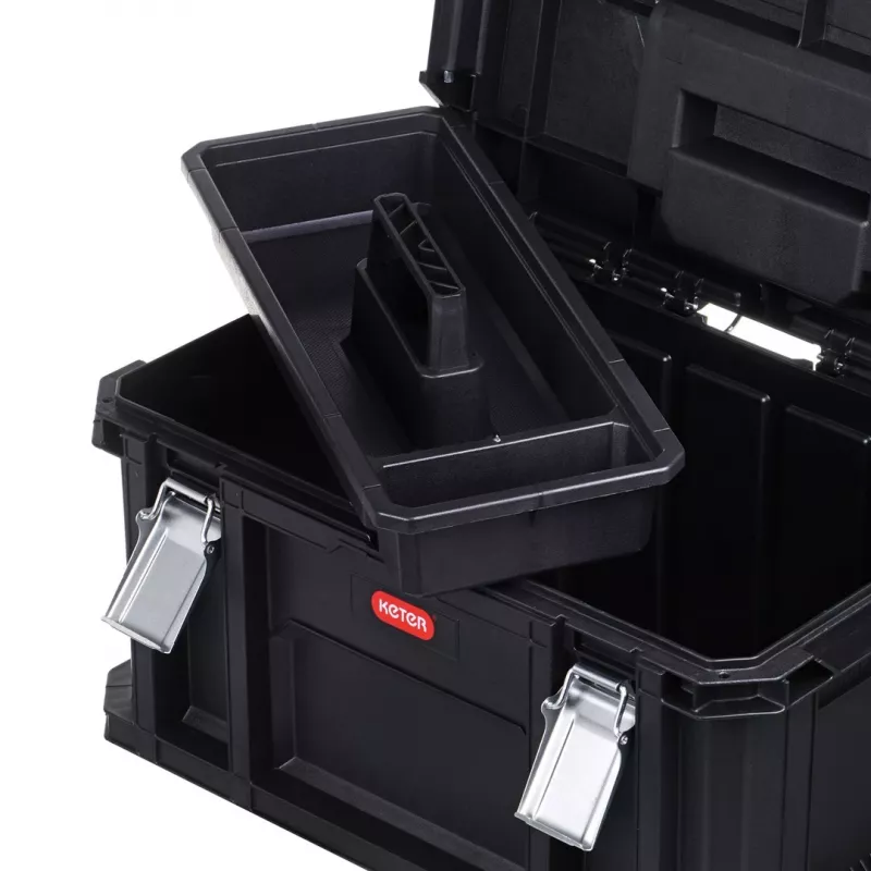 Įrankių dėžių rinkinys KETER Connect Rolling System