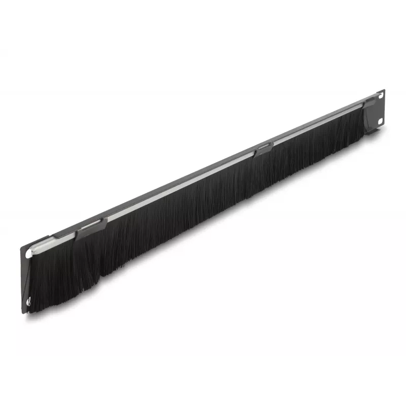 Šepečių panelė DeLOCK 66750 Pilka Metalinė Nailonas 19 colių