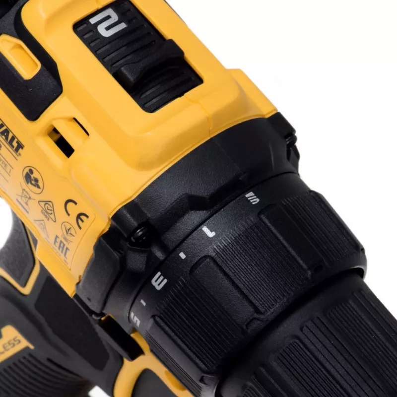 Belaidis gręžtuvas-suktuvas DeWalt DCD708D2T, 18 V, geltona/juoda, 2x Li-Ion akumuliatorius 2,0 Ah, TSTAK dėžutėje