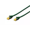 Patch laidas Digitus CAT 6A S/FTP DK-1644-A-010/G 1m žalias