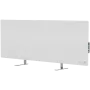 AENO Premium Eco Smart Šildytuvas, 700W, Grūdintas stiklas, Infraraudonasis+konvekcinis šildymas, LED ekranas, Kištukas: Europos (E/F tipas), BALTA