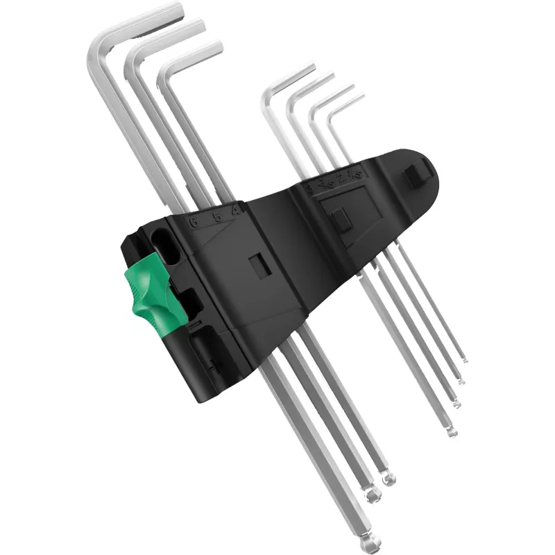 L formos šešiabriaunių raktų rinkinys Wera 950/9 Hex-Plus 1