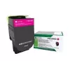 Lexmark 71B2HM0 tonerio kasetė, purpurinė, 3500 psl.