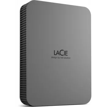 LaCie Mobile Drive Secure 5TB nešiojamas išorinis kietasis diskas 2,5 colio, Mac ir PC, Space Grey, duomenų atkūrimo paslauga (STLR5000400)