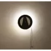 NeXtime klok 3094 Light It Up, Ø18,5 cm, apšvietimas, sieninis, juodas