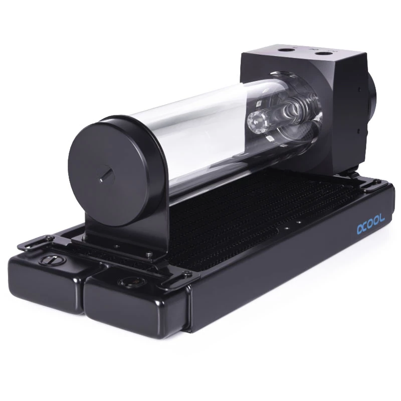 Siurblio ir rezervuaro komplektas Alphacool 15381 Akrilas Aliuminis Plastikas Juodas Skaidrus