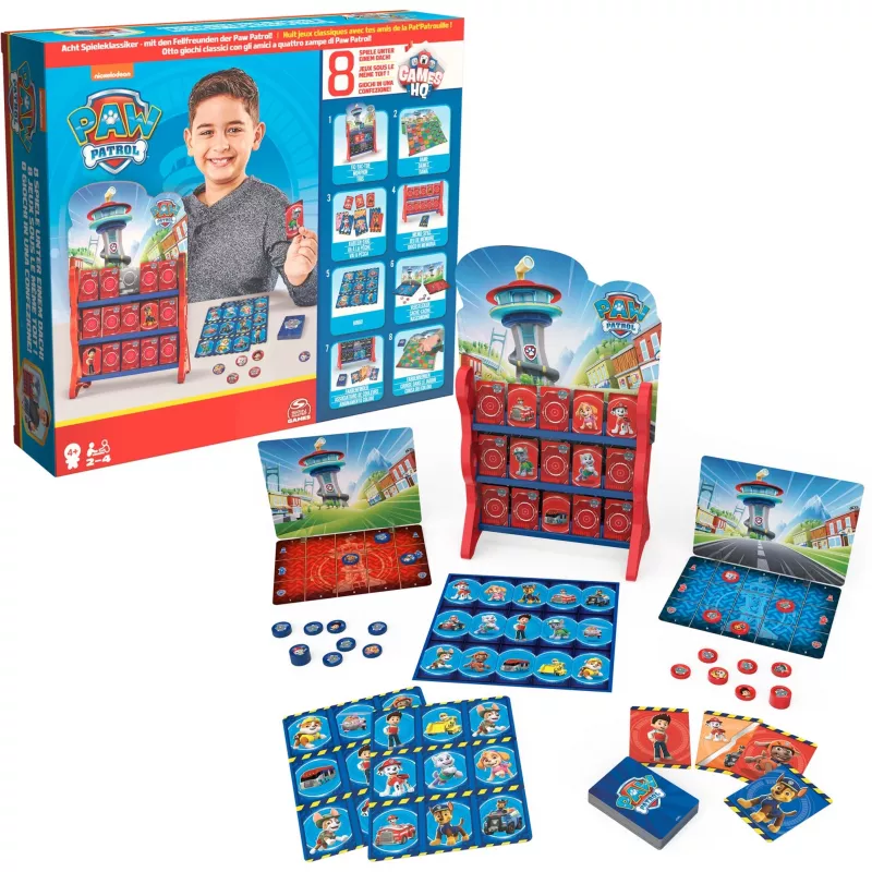 Paw Patrol: Žaidimų štabas – Žaidimų rinkinys, šeimyninis žaidimas