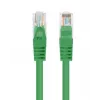 PATCHCORD Cat.5E UTP 1,5 m žalias FLUKE PASSED LANBERG 10 vnt. pakuotė